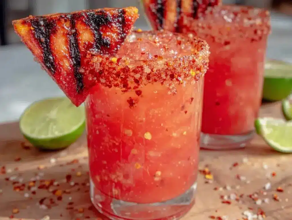 grilled watermelon agua fresca - featured image