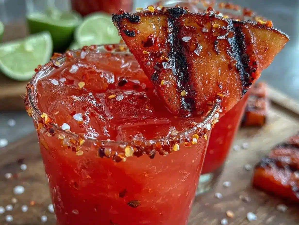 grilled watermelon agua fresca preparation steps