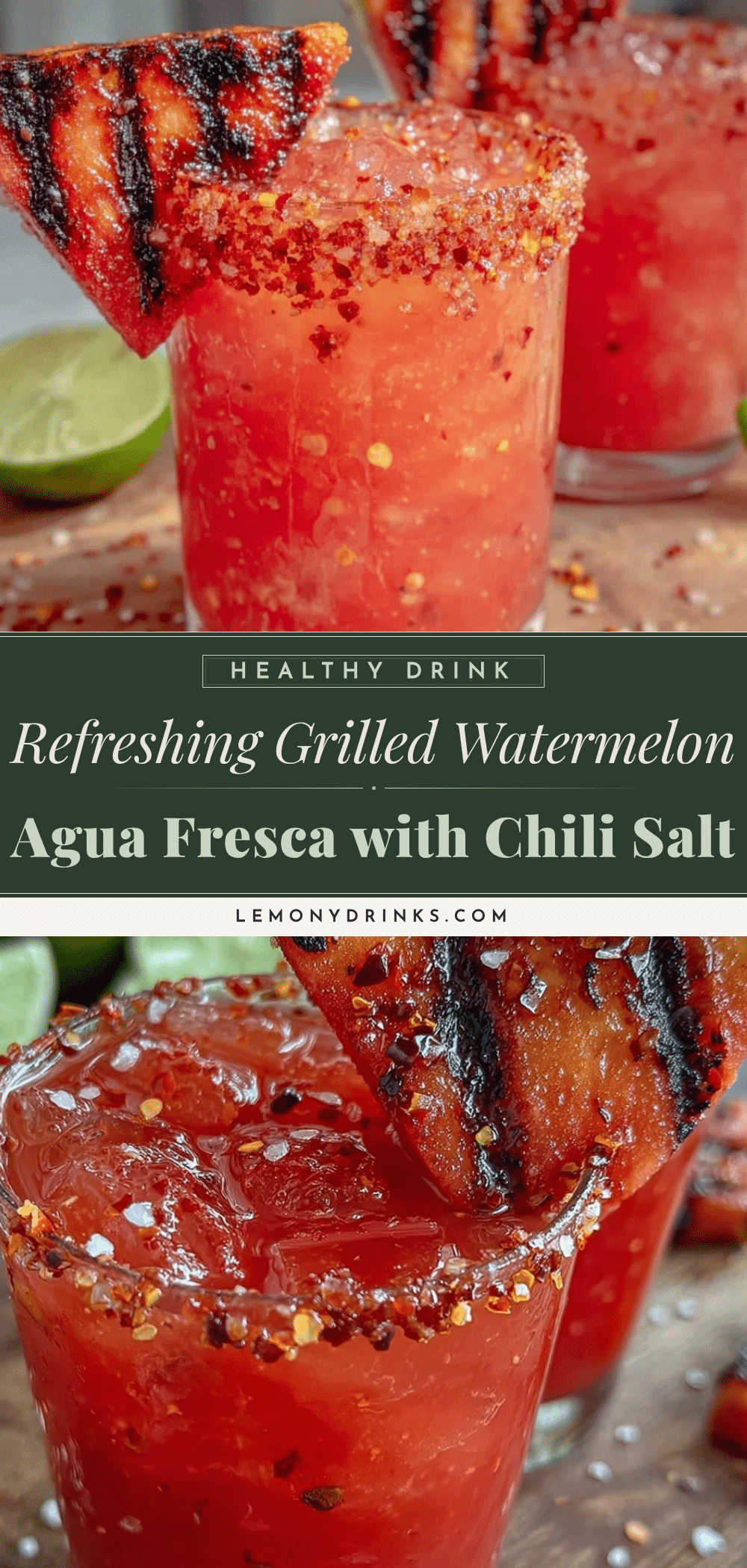 grilled watermelon agua fresca recipe