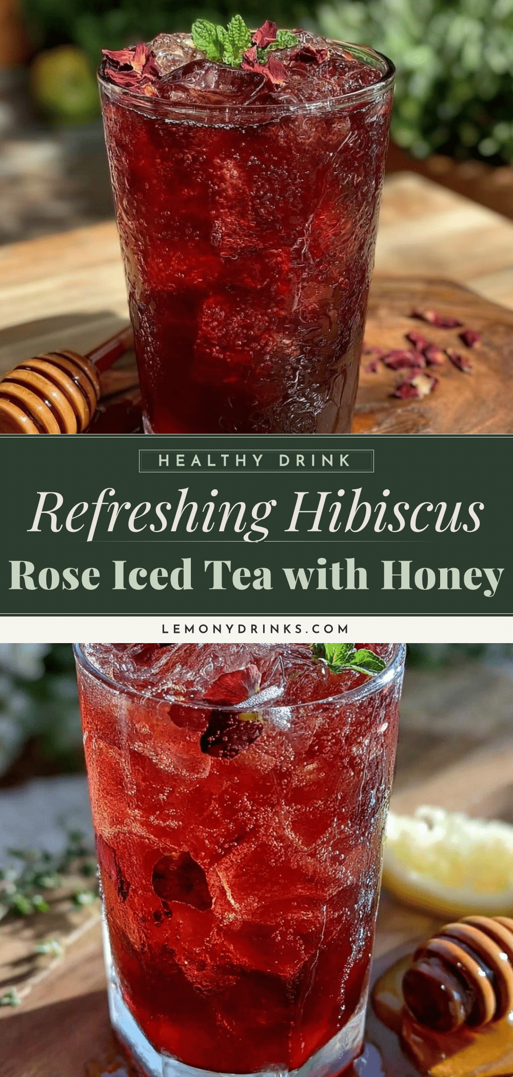 hibiscus rose iced tea recipe