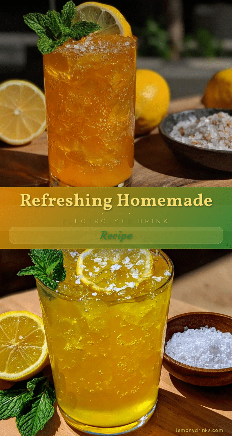 homemade electrolyte drink recipe