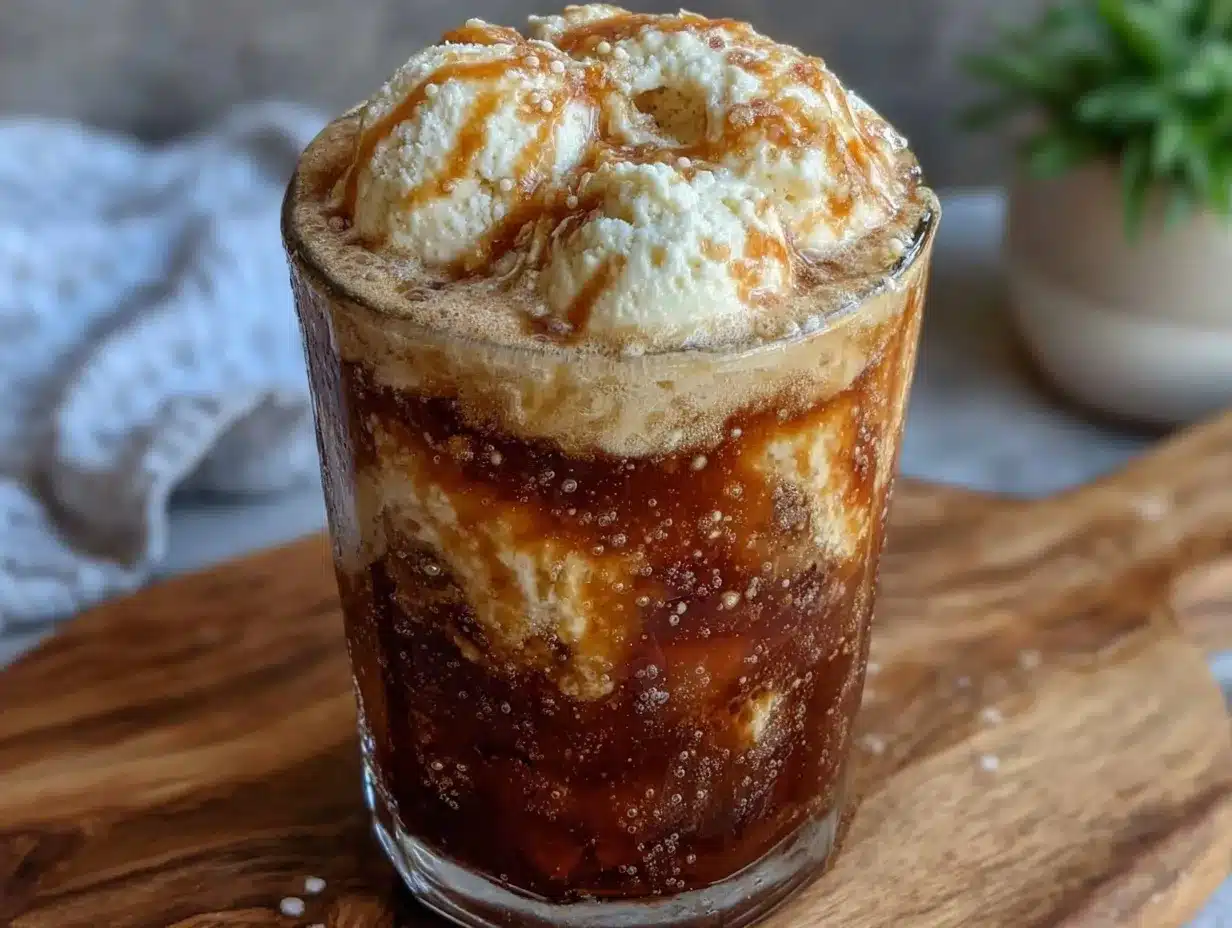 homemade root beer float preparation steps