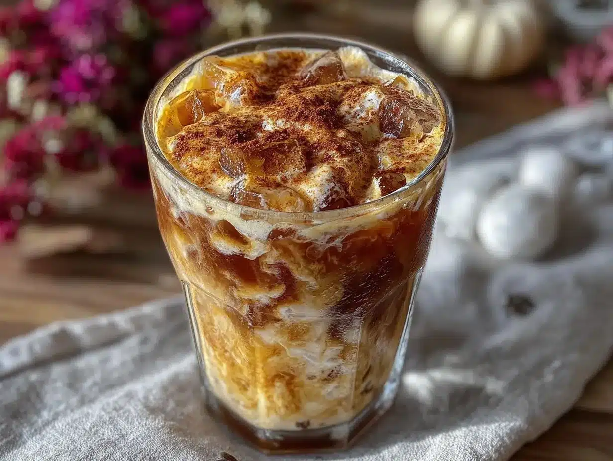 iced pumpkin cream chai preparation steps