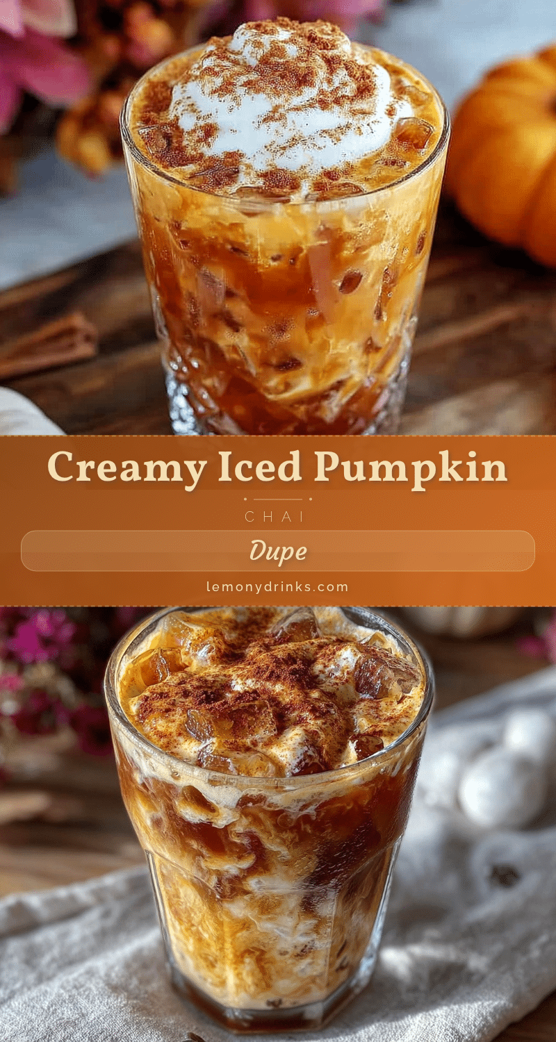 iced pumpkin cream chai recipe