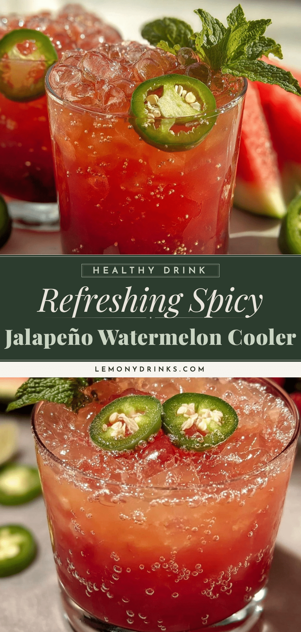 jalapeño watermelon cooler recipe