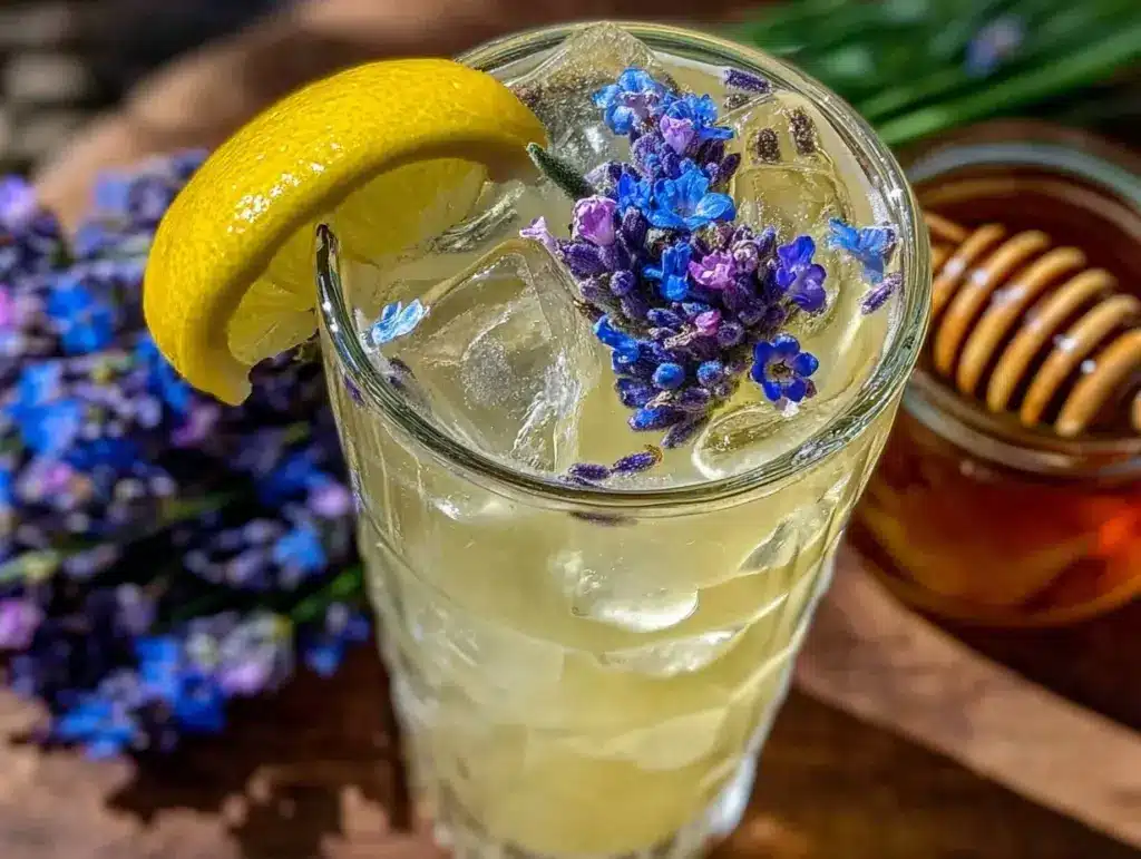 lavender lemonade recipe - featured image