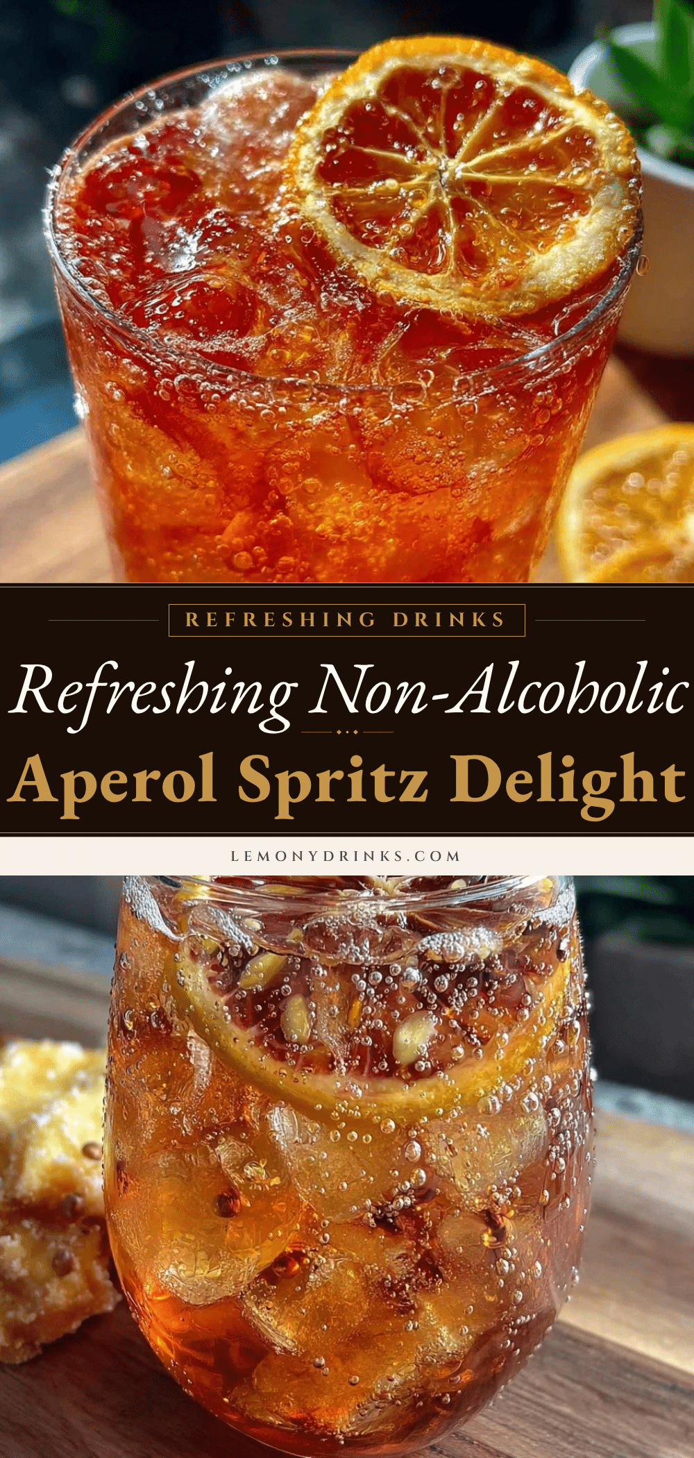 non-alcoholic Aperol Spritz dupe recipe