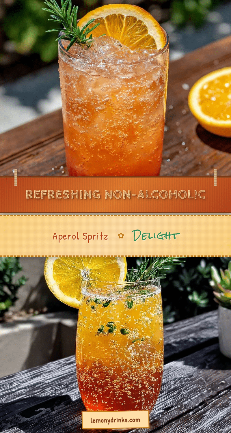 non alcoholic aperol spritz recipe