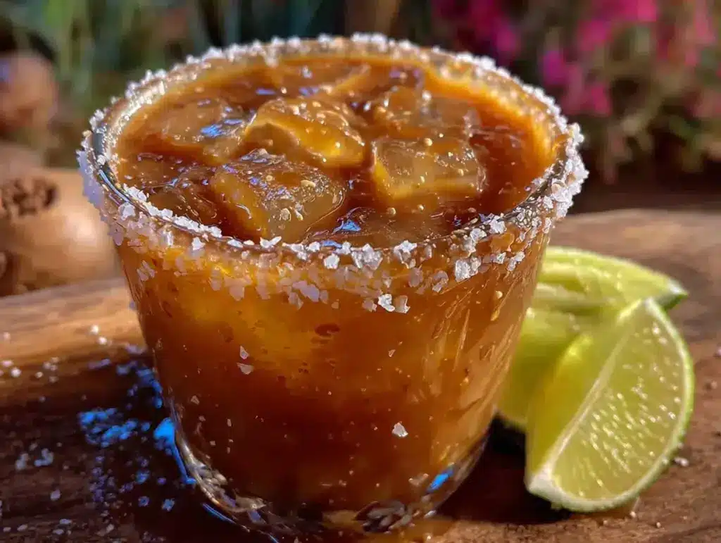 Non-Alcoholic Tamarind Margarita Mocktail - featured image