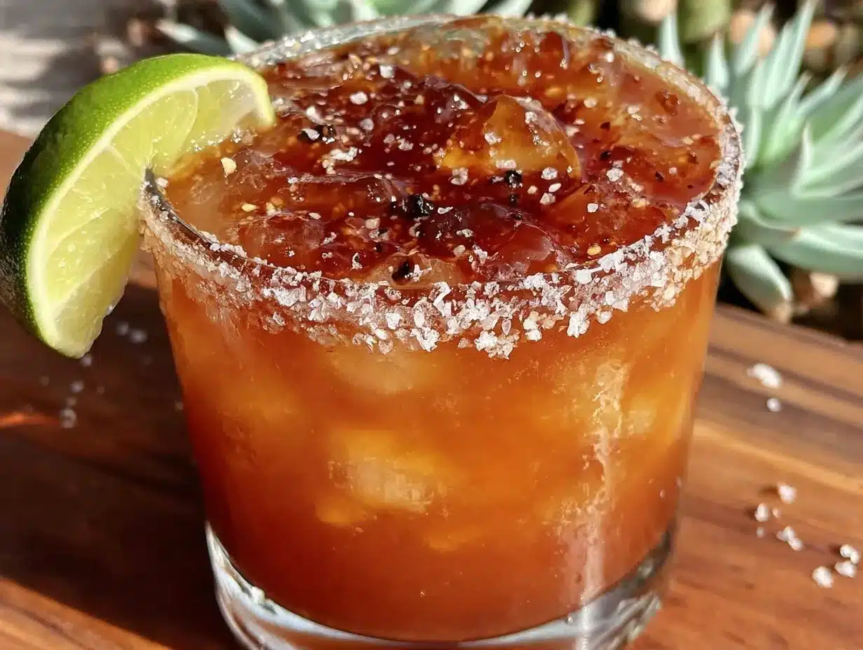 Non-Alcoholic Tamarind Margarita Mocktail preparation steps