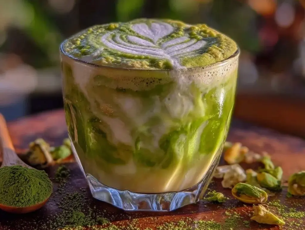 oat milk matcha latte - featured image