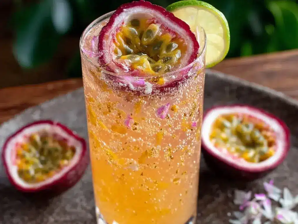 passion fruit lemonade sparkler - featured image