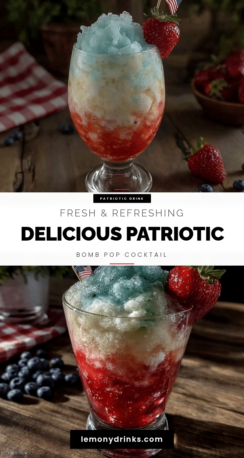patriotic bomb pop cocktail recipe