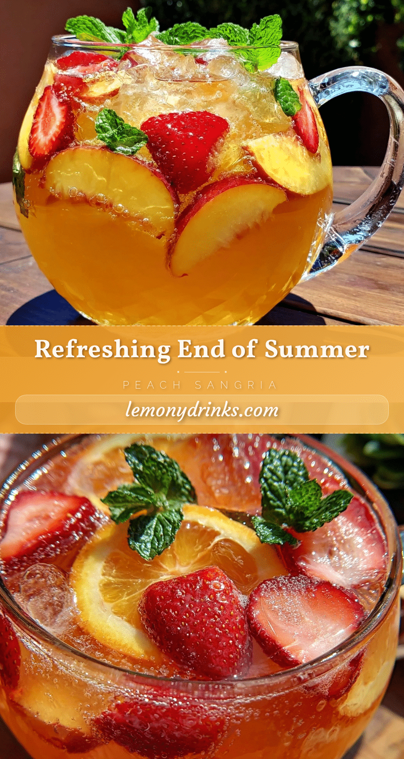 peach sangria pitcher recipe recipe