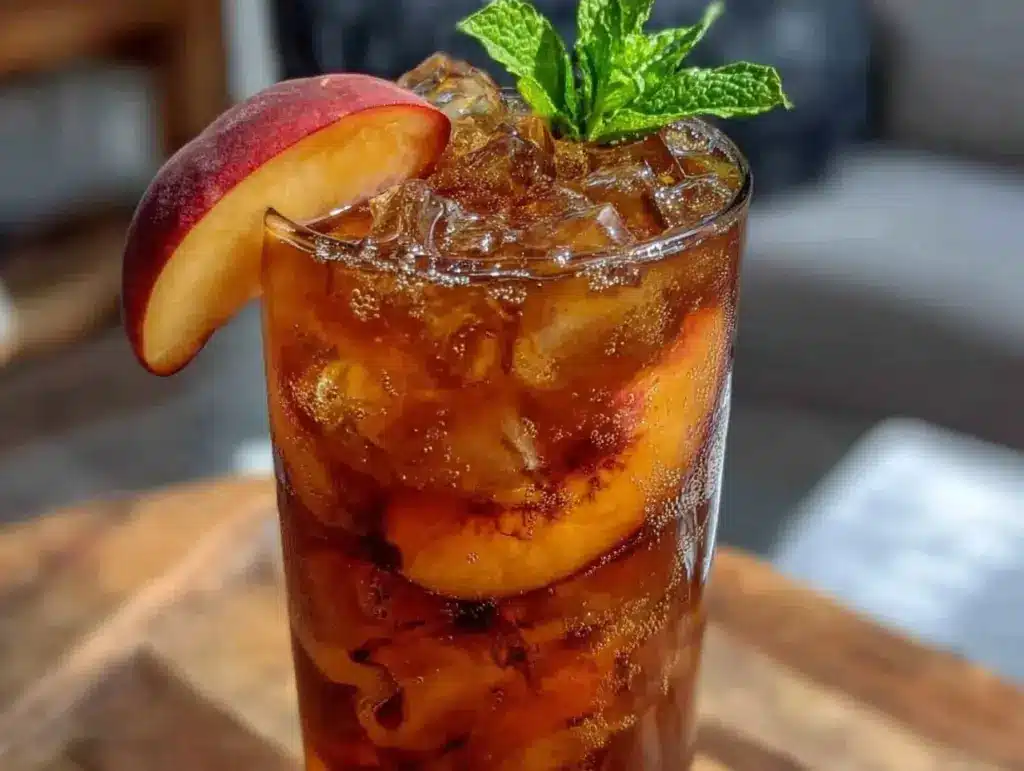 peach sweet tea - featured image