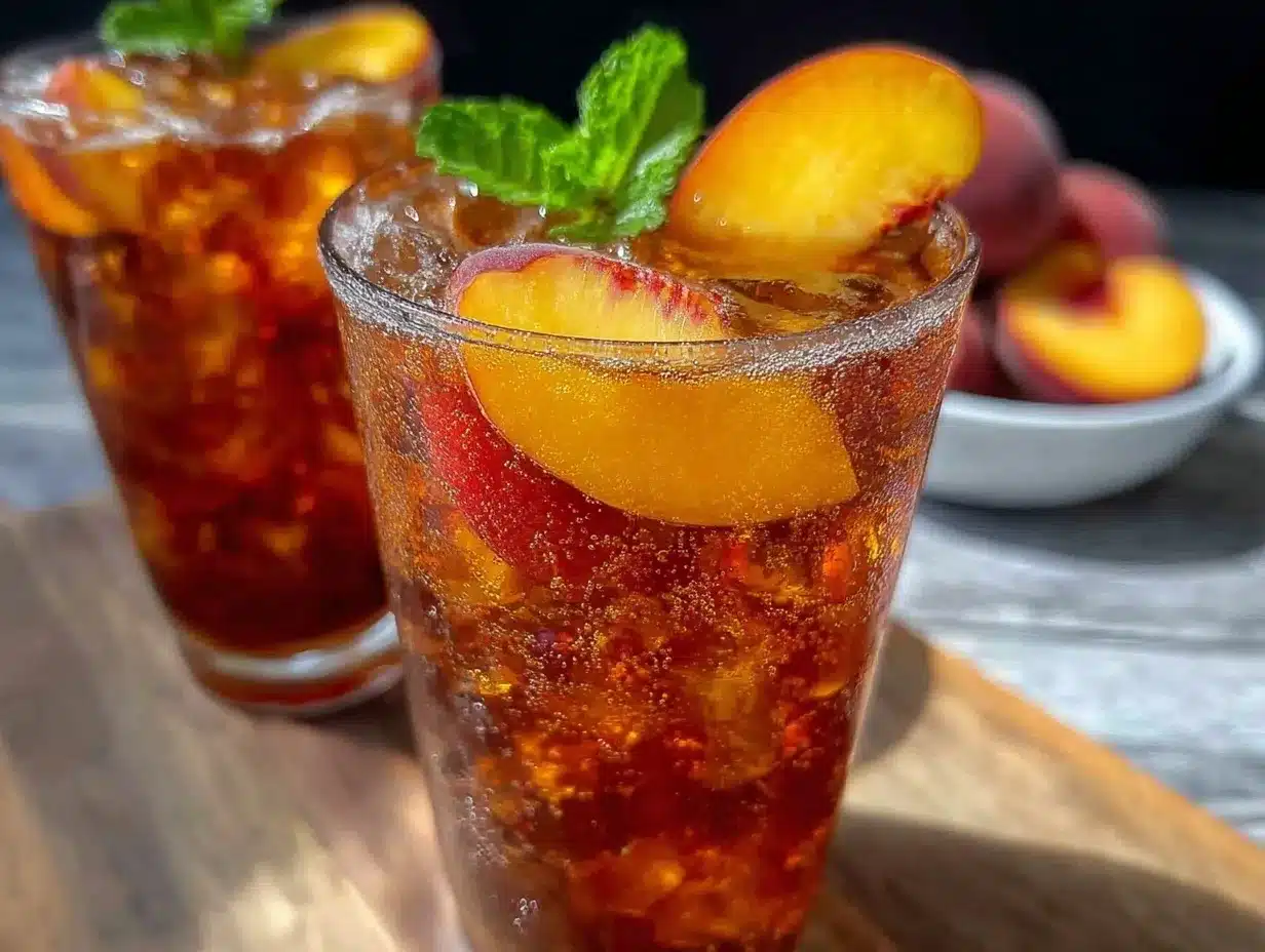 peach sweet tea preparation steps