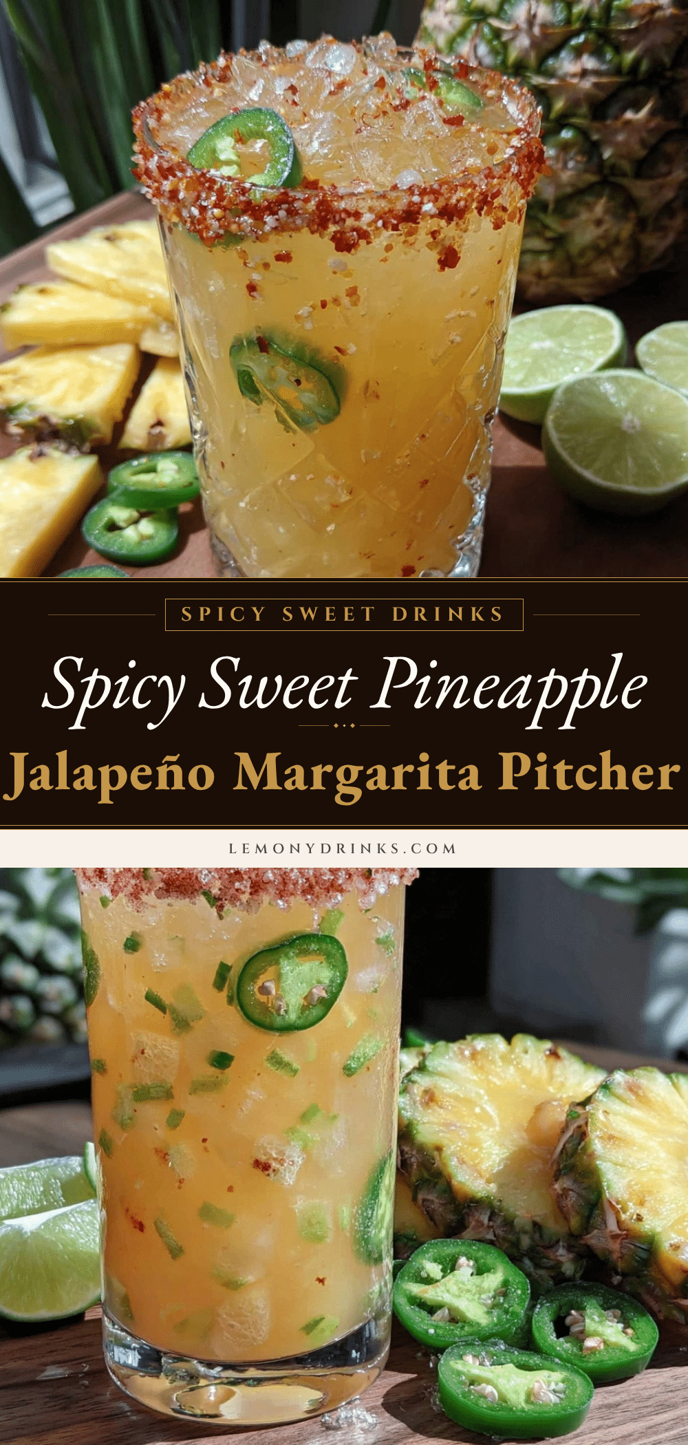 pineapple jalapeño margarita pitcher recipe