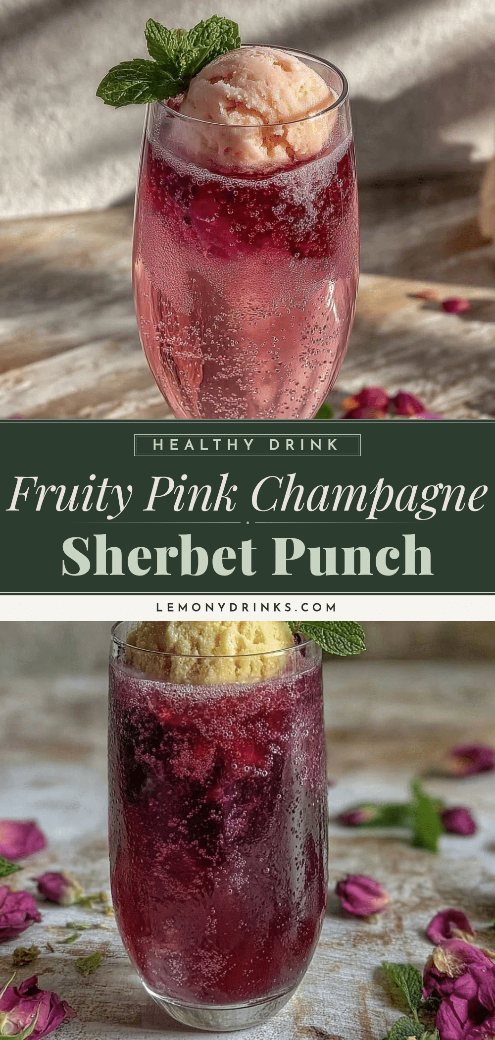 pink champagne punch recipe