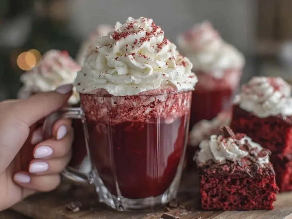 red velvet hot chocolate - featured image