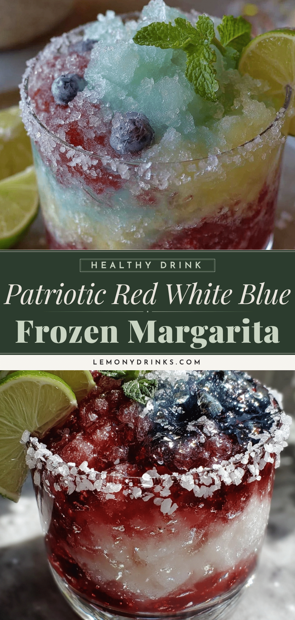 red white and blue frozen margarita recipe