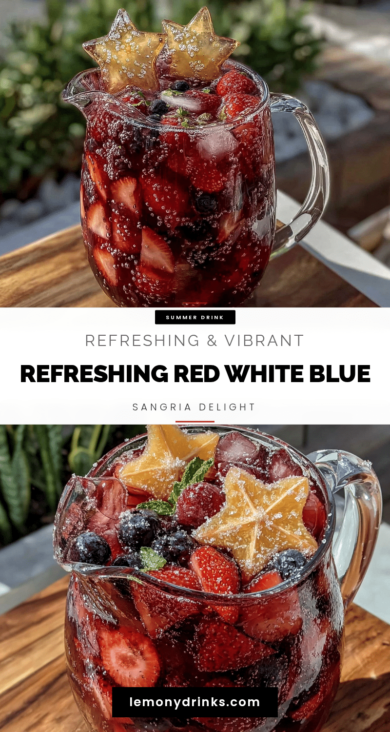 red white and blue sangria recipe