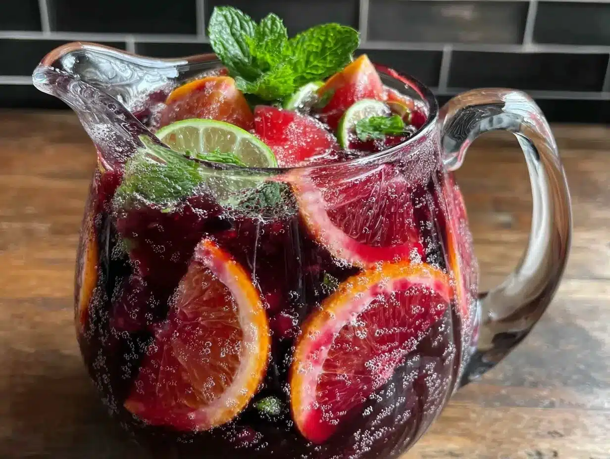 Refreshing Hocus Pocus Purple Punch preparation steps