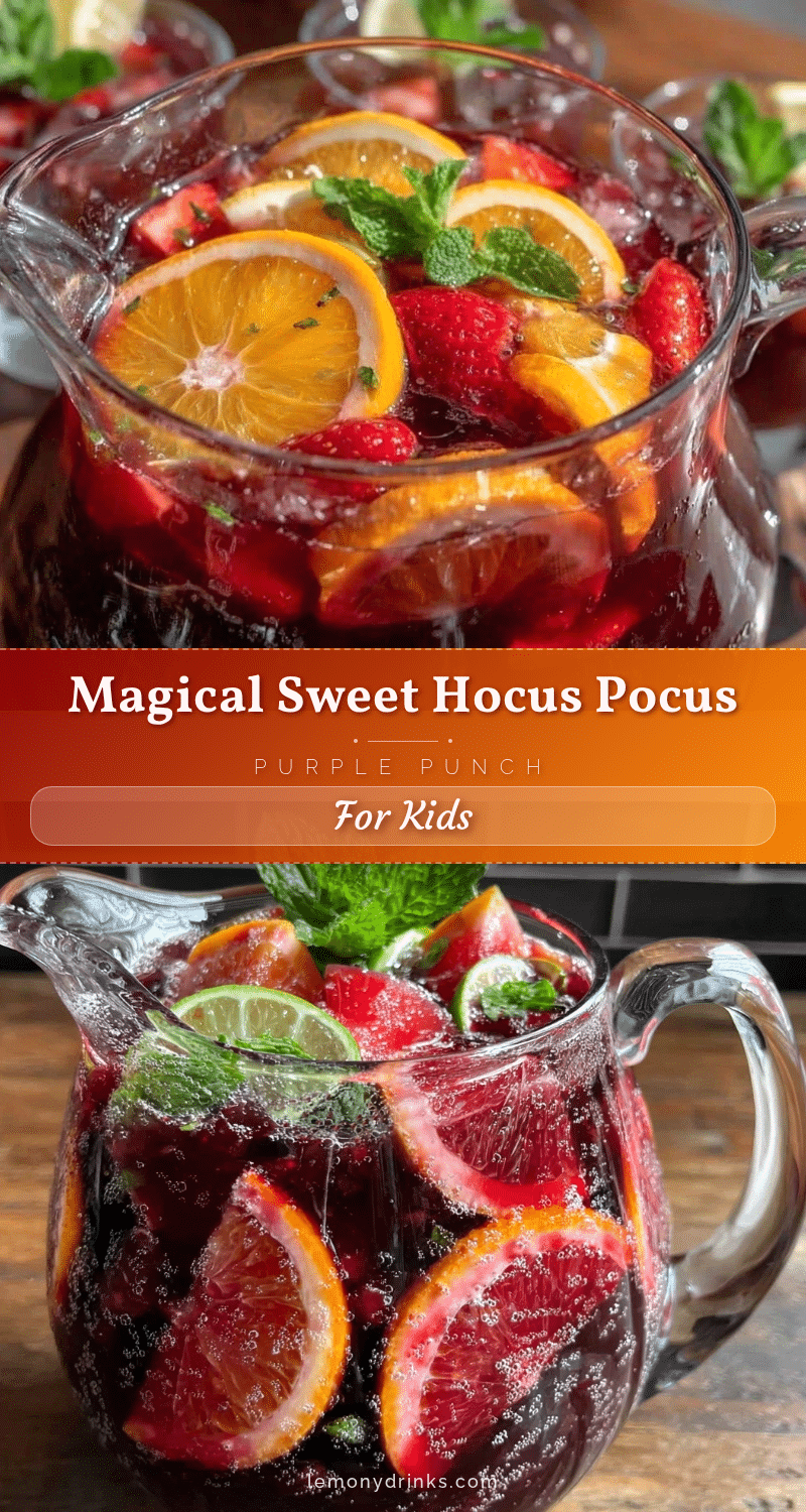 Refreshing Hocus Pocus Purple Punch recipe