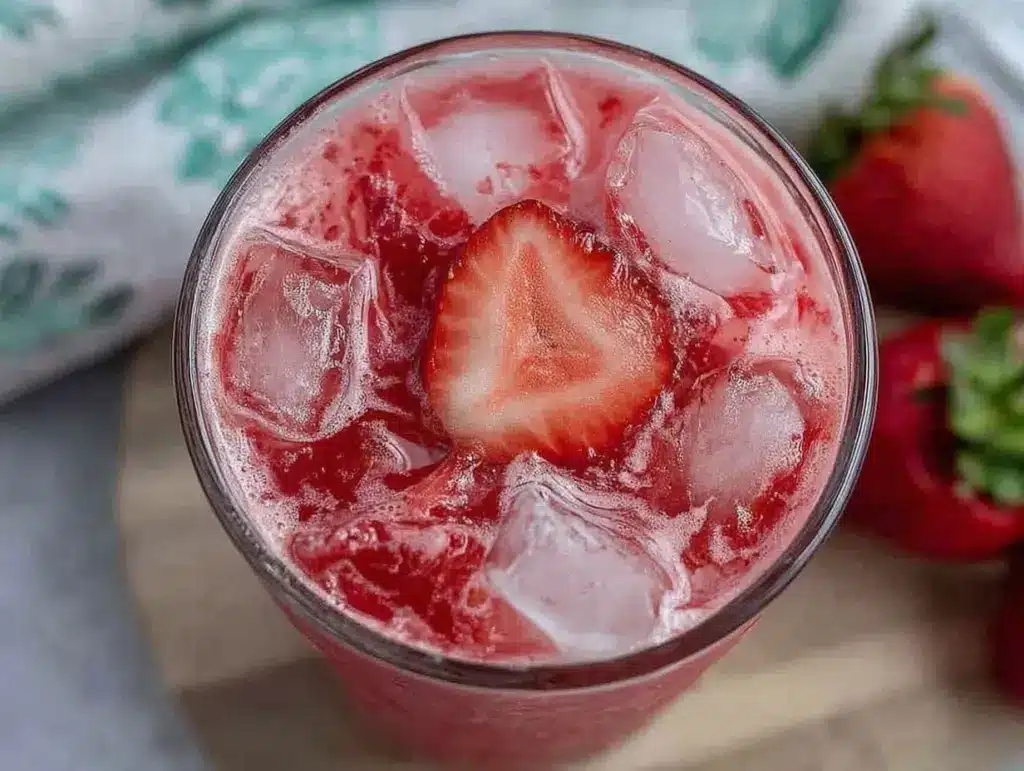 Refreshing Pink Drink Starbucks Copycat Smoothie - featured image