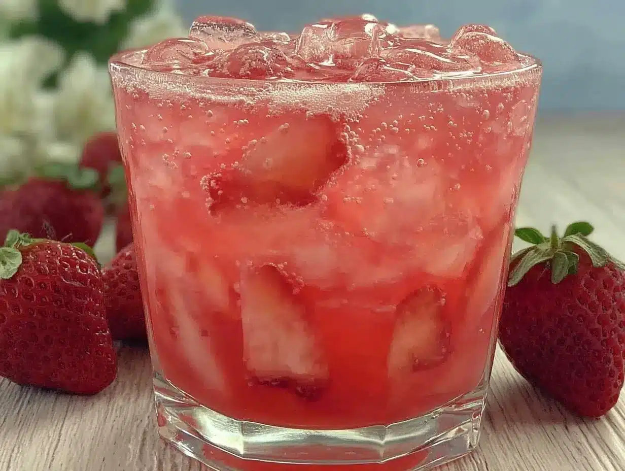 Refreshing Pink Drink Starbucks Copycat Smoothie preparation steps