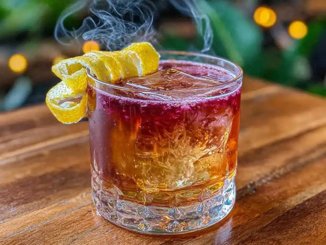 smoky old fashioned preparation steps