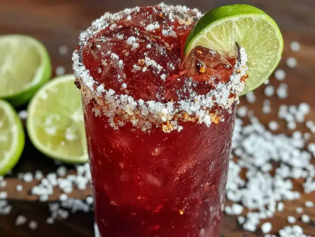 spicy michelada with clamato and lime - featured image