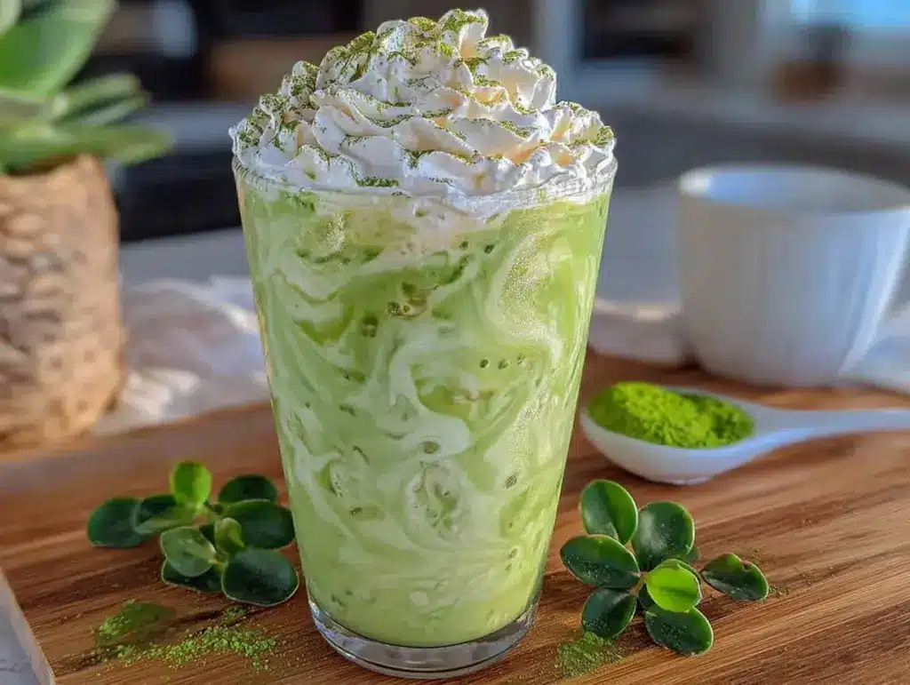 Starbucks Matcha Frappuccino Dupe Recipe - featured image