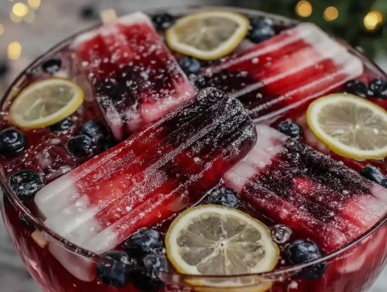 stars and stripes popsicle punch preparation steps