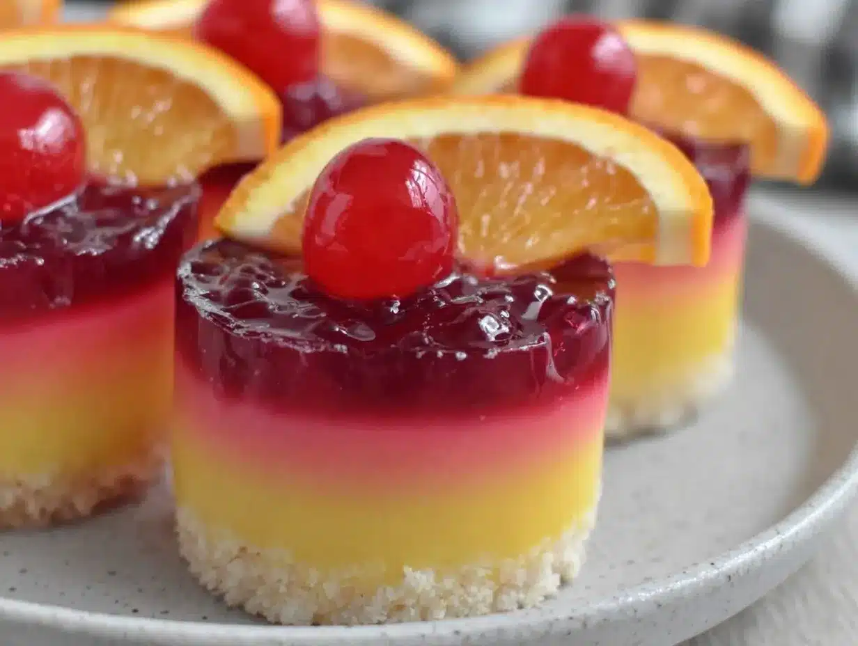 tequila sunrise jello shots preparation steps