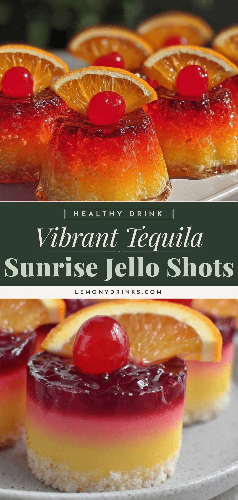 tequila sunrise jello shots recipe
