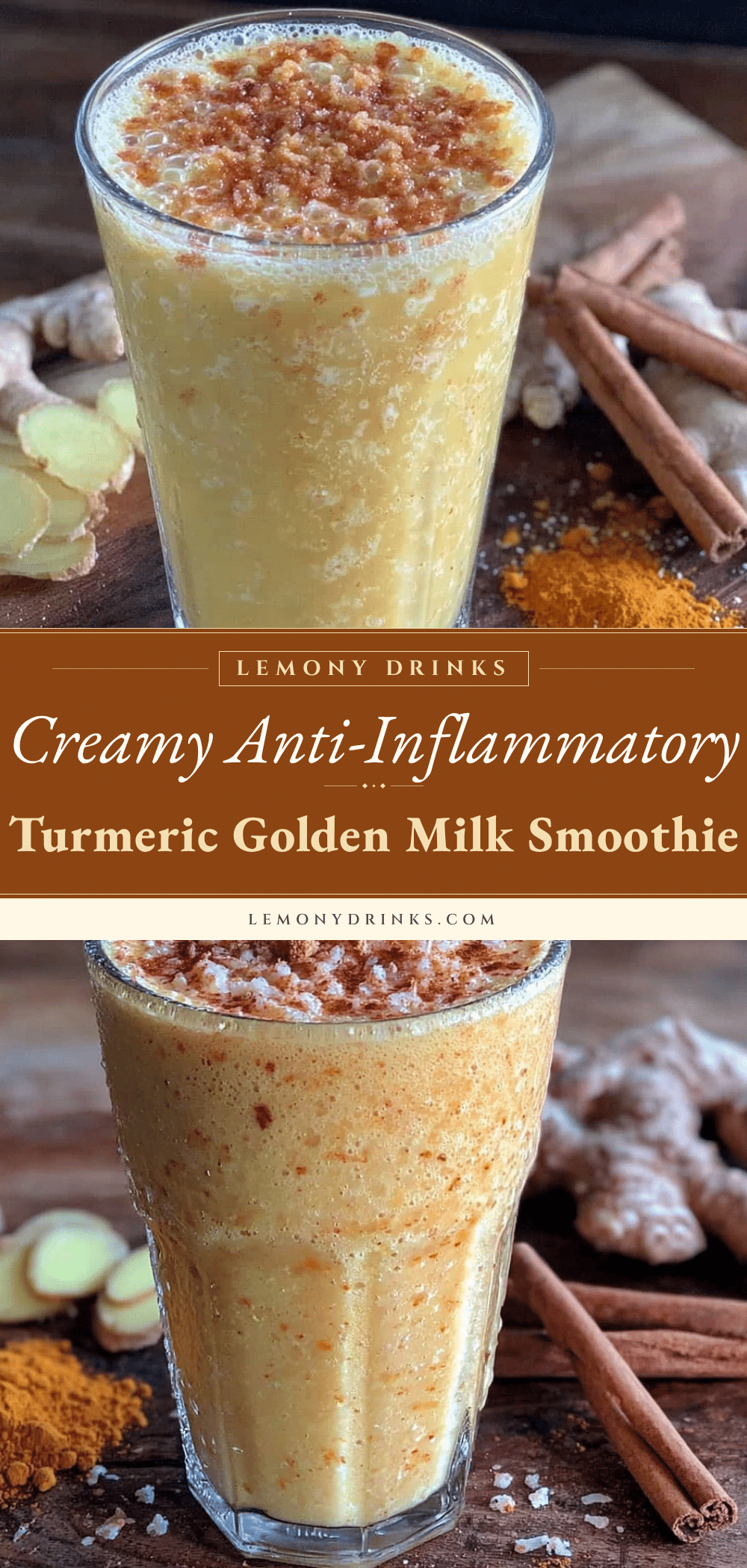 turmeric golden milk smoothie recipe