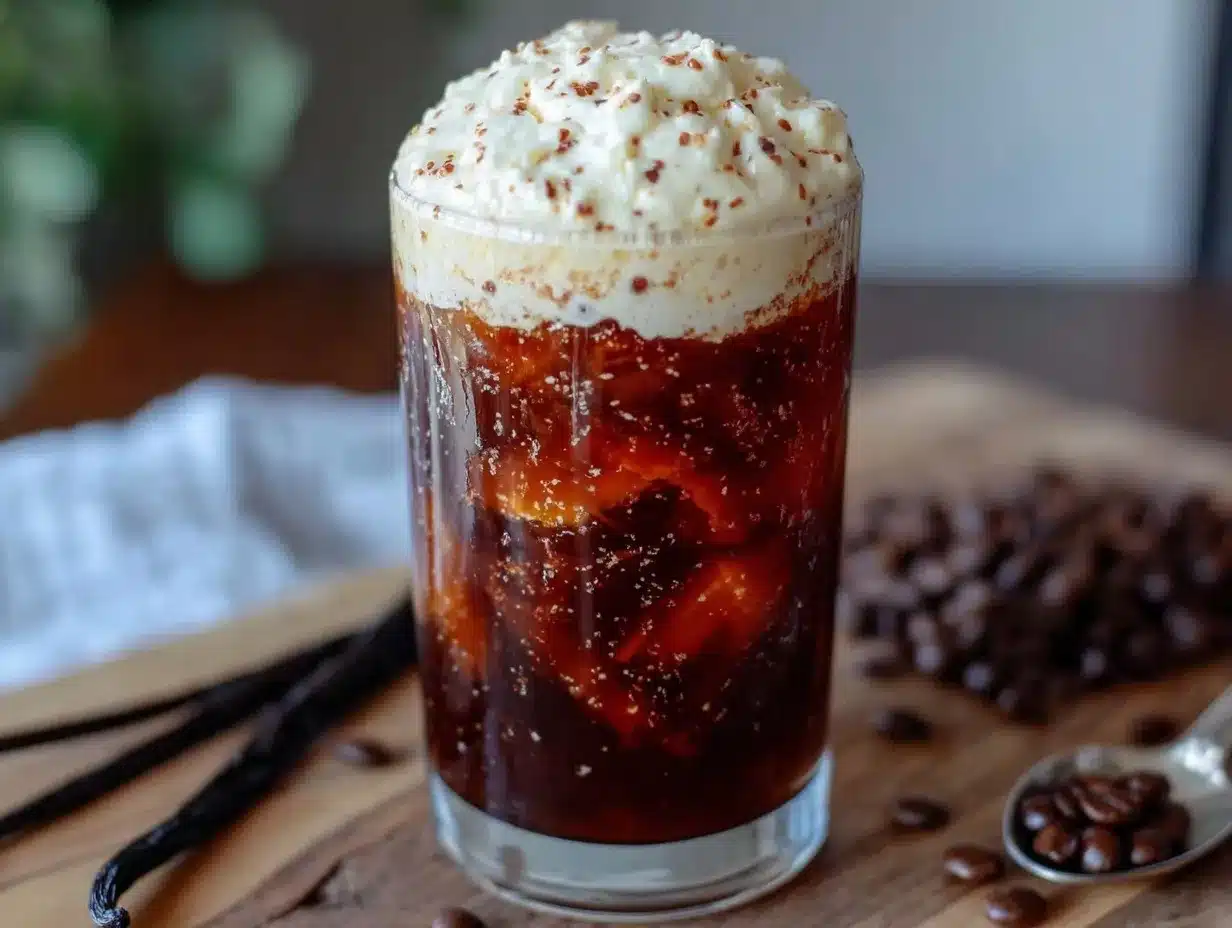 vanilla bean cold foam preparation steps