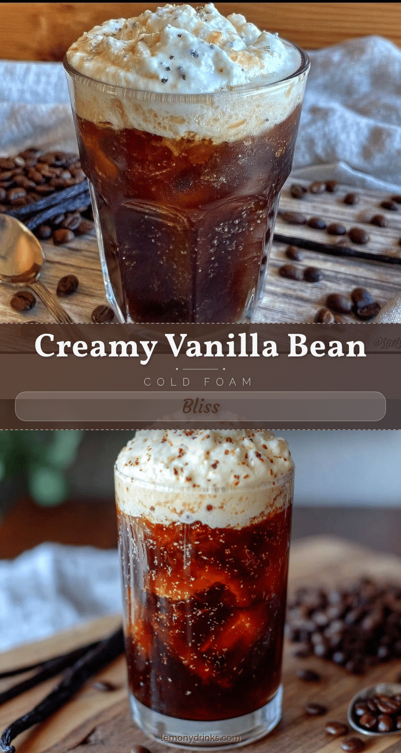 vanilla bean cold foam recipe