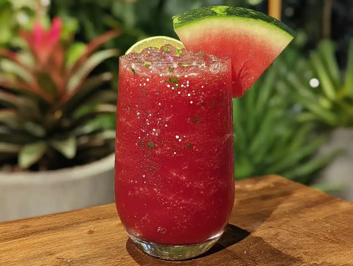 watermelon frosé recipe preparation steps