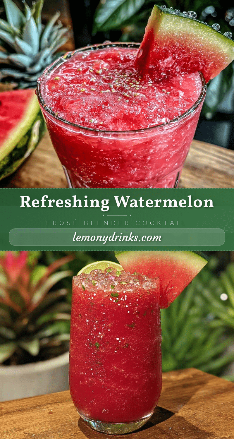 watermelon frosé recipe recipe