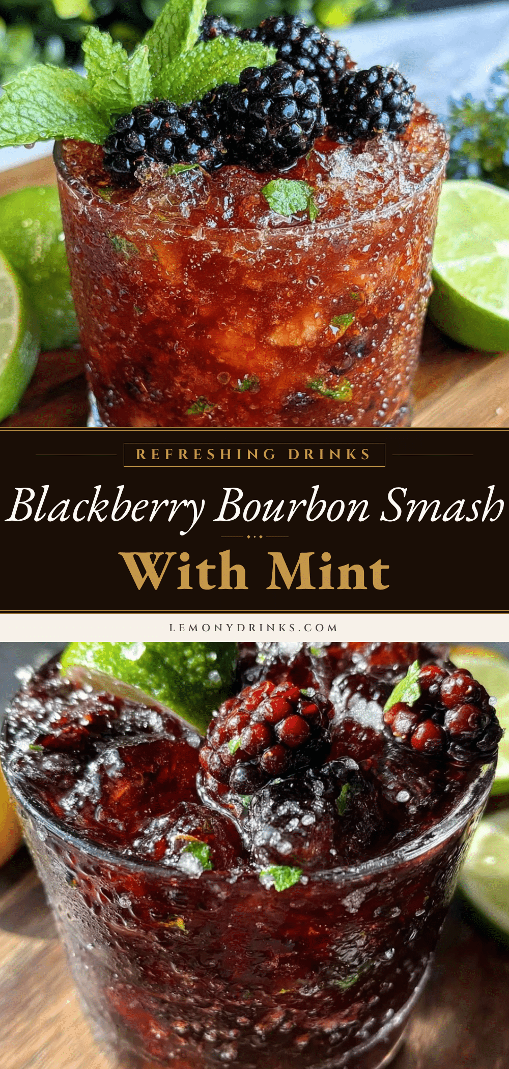 blackberry bourbon smash cocktail recipe