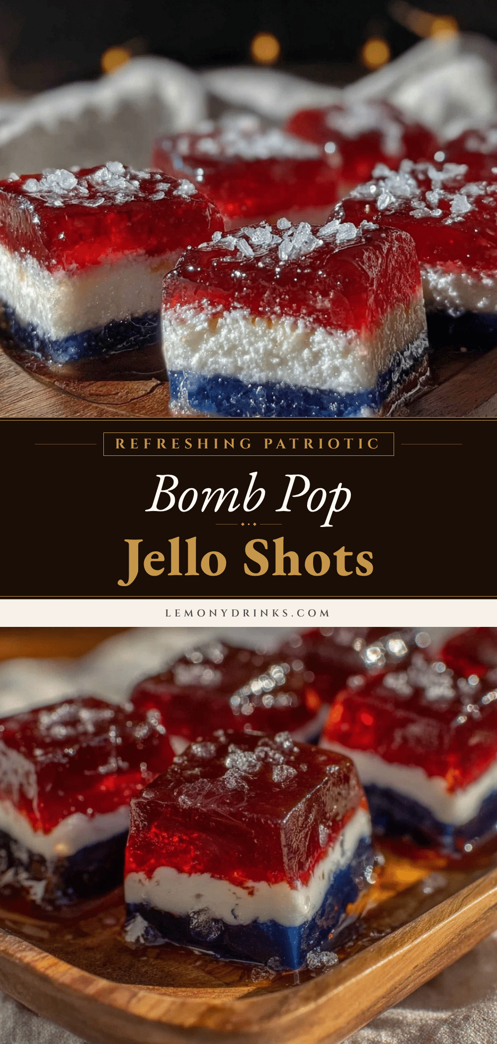 bomb pop jello shots recipe