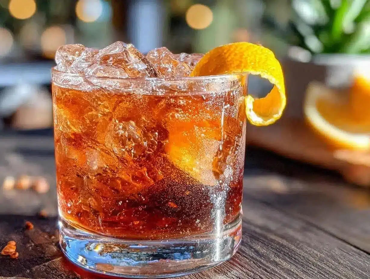 bourbon maple old fashioned preparation steps