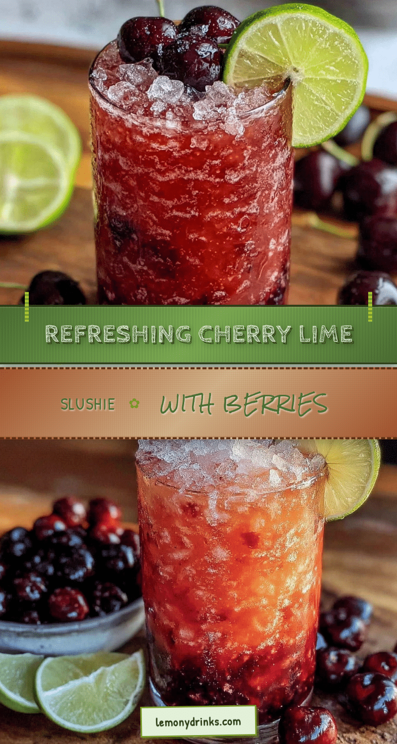 cherry lime slushie recipe