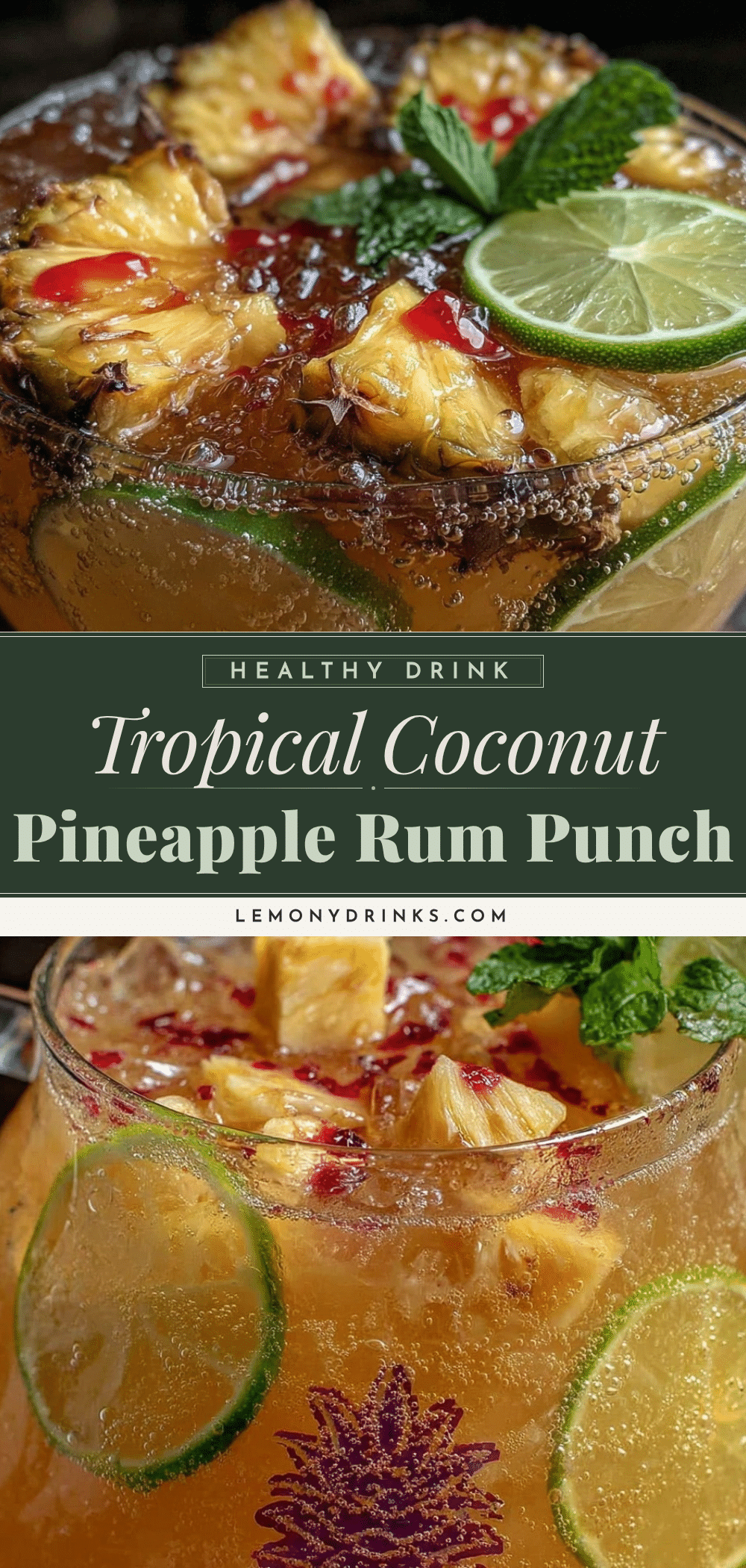 coconut pineapple rum punch recipe