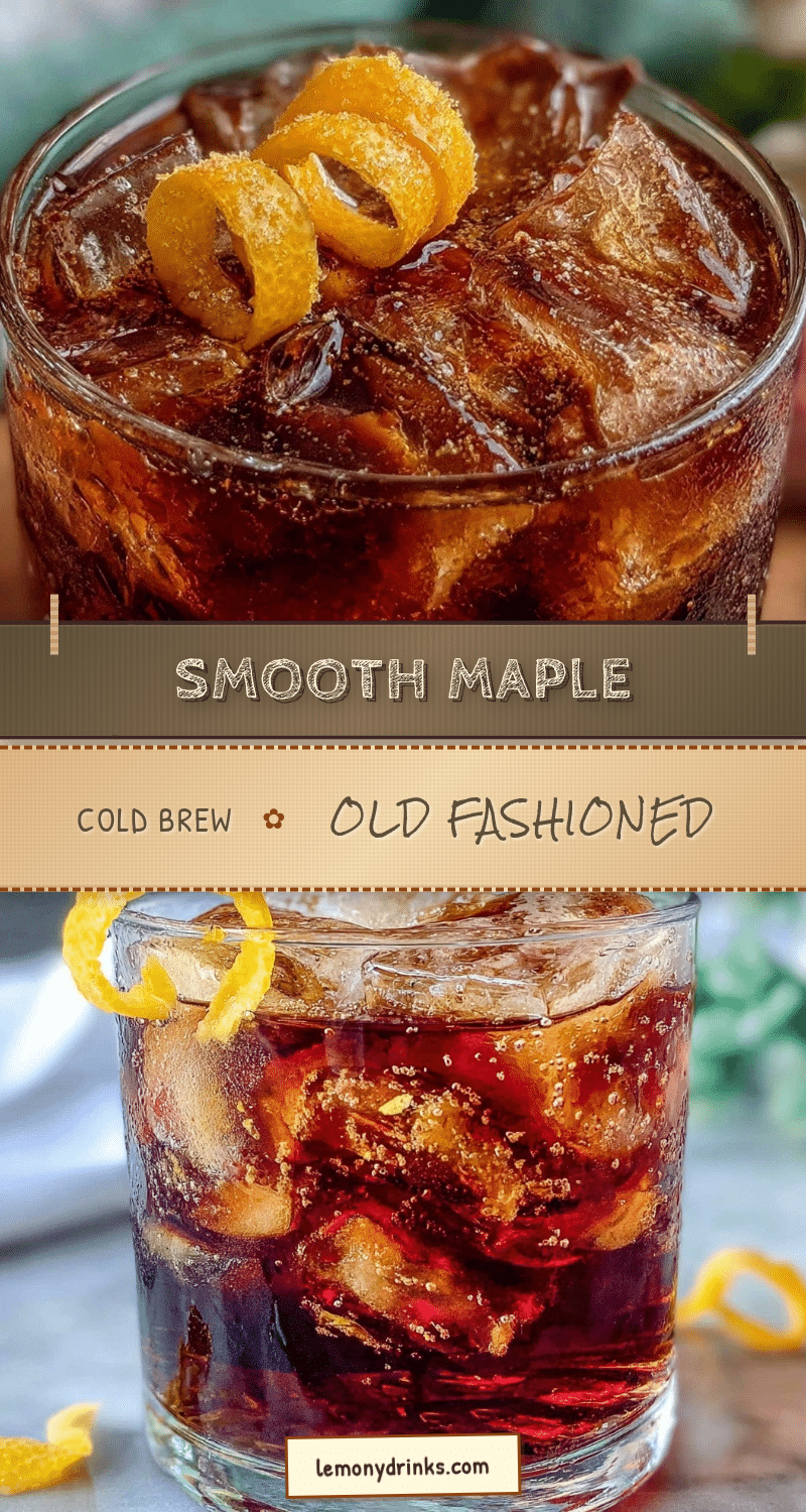 Cold Brew Old Fashioned recipe
