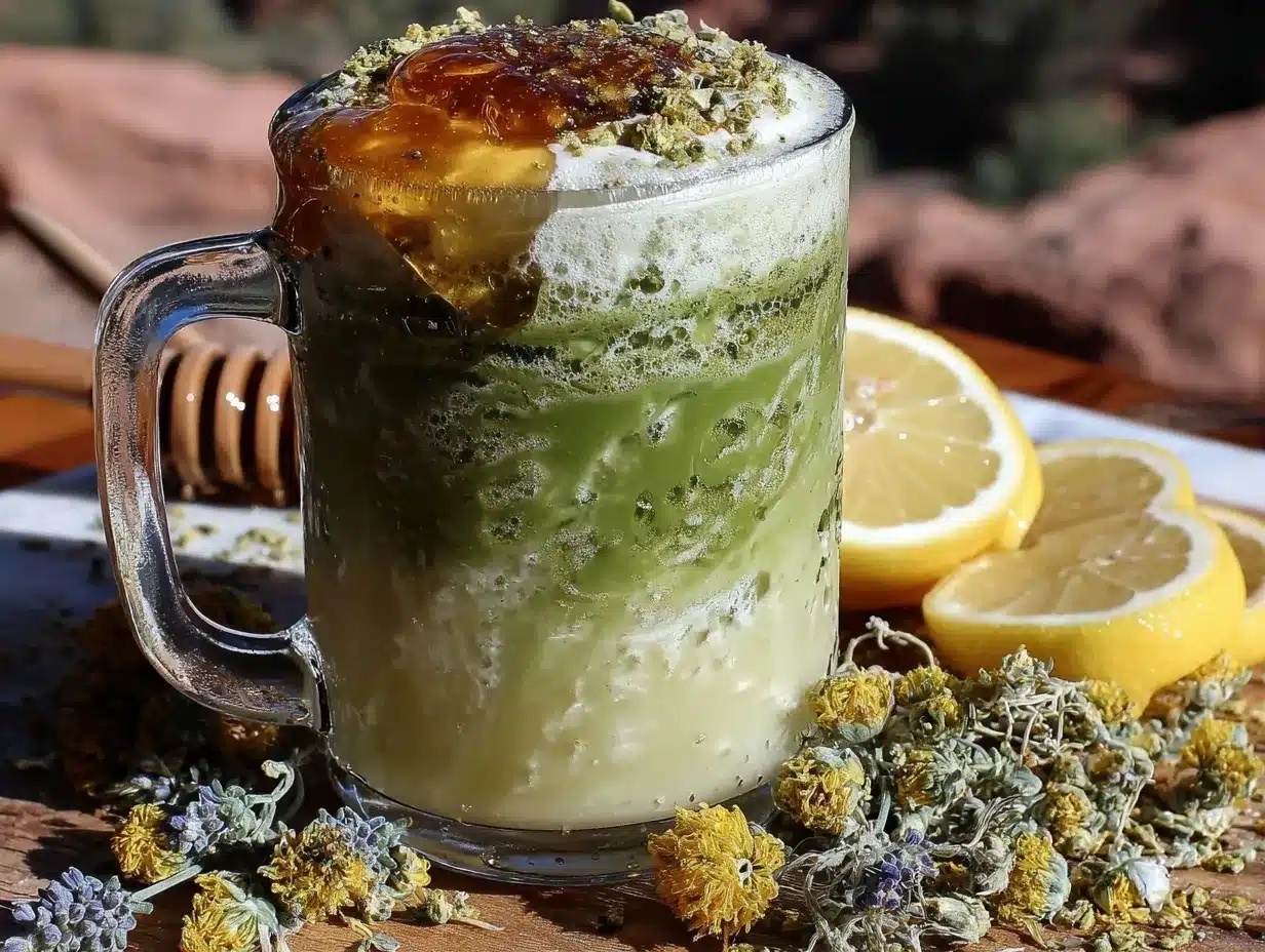 copycat Starbucks matcha lemonade preparation steps