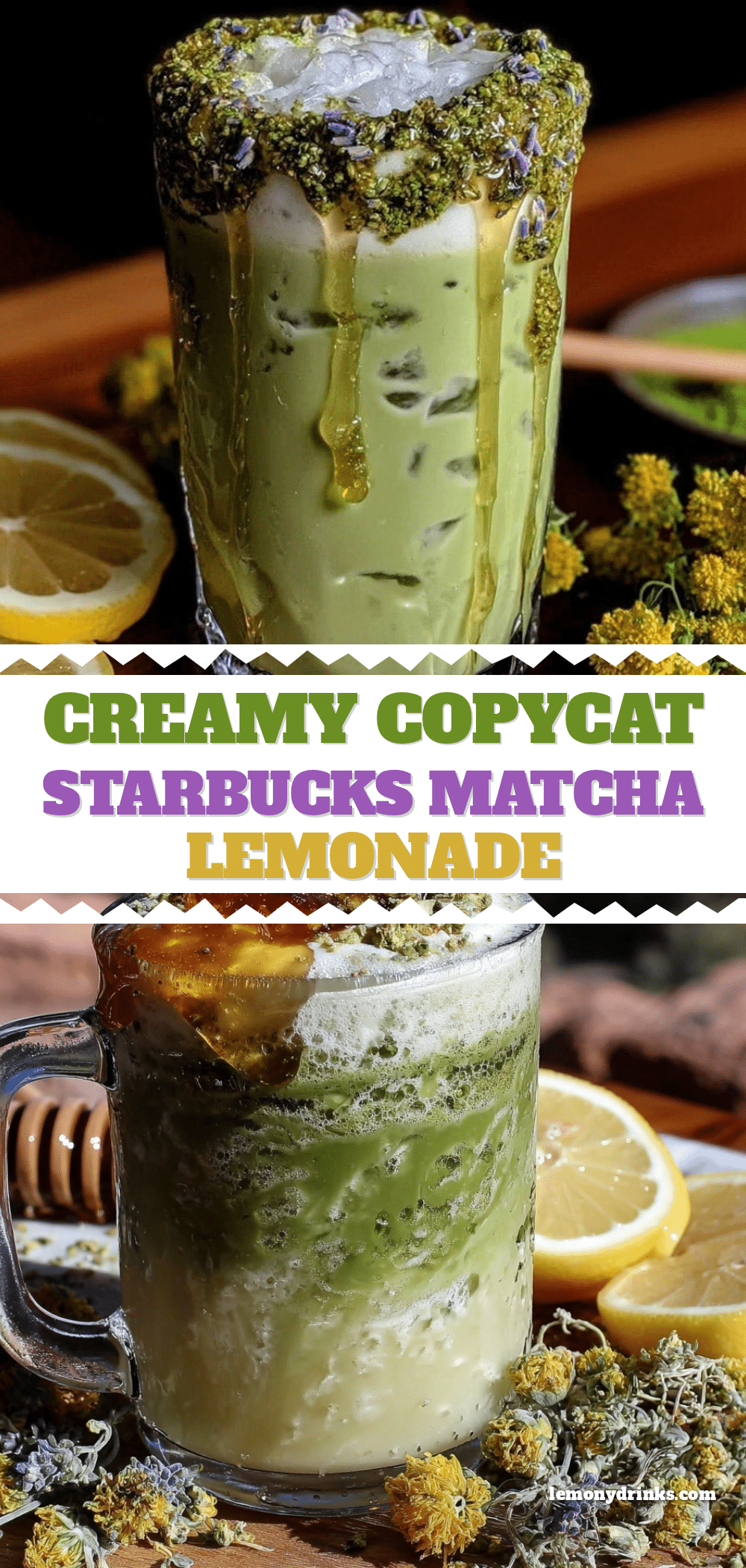 copycat Starbucks matcha lemonade recipe