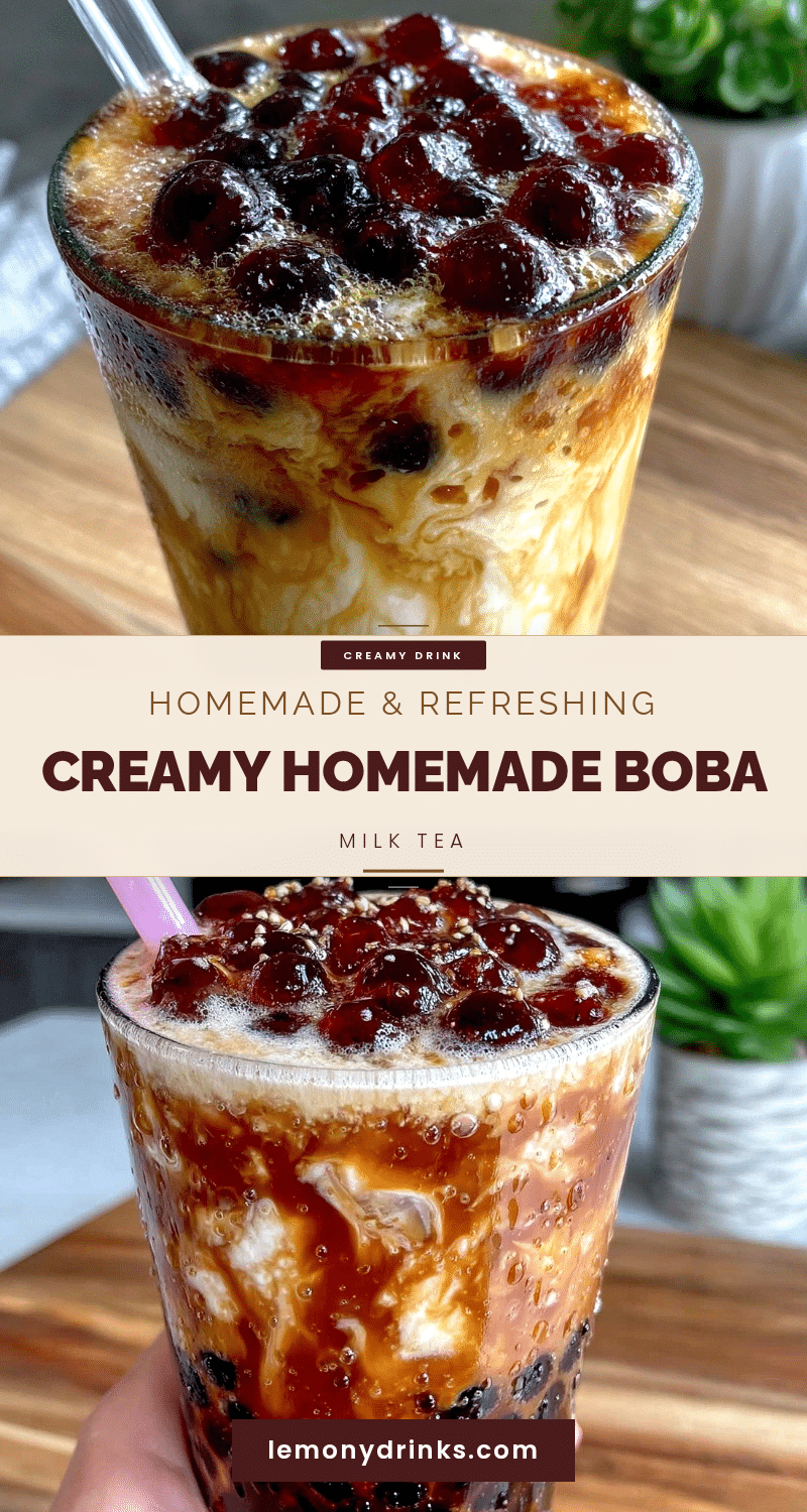creamy boba milk tea recipe