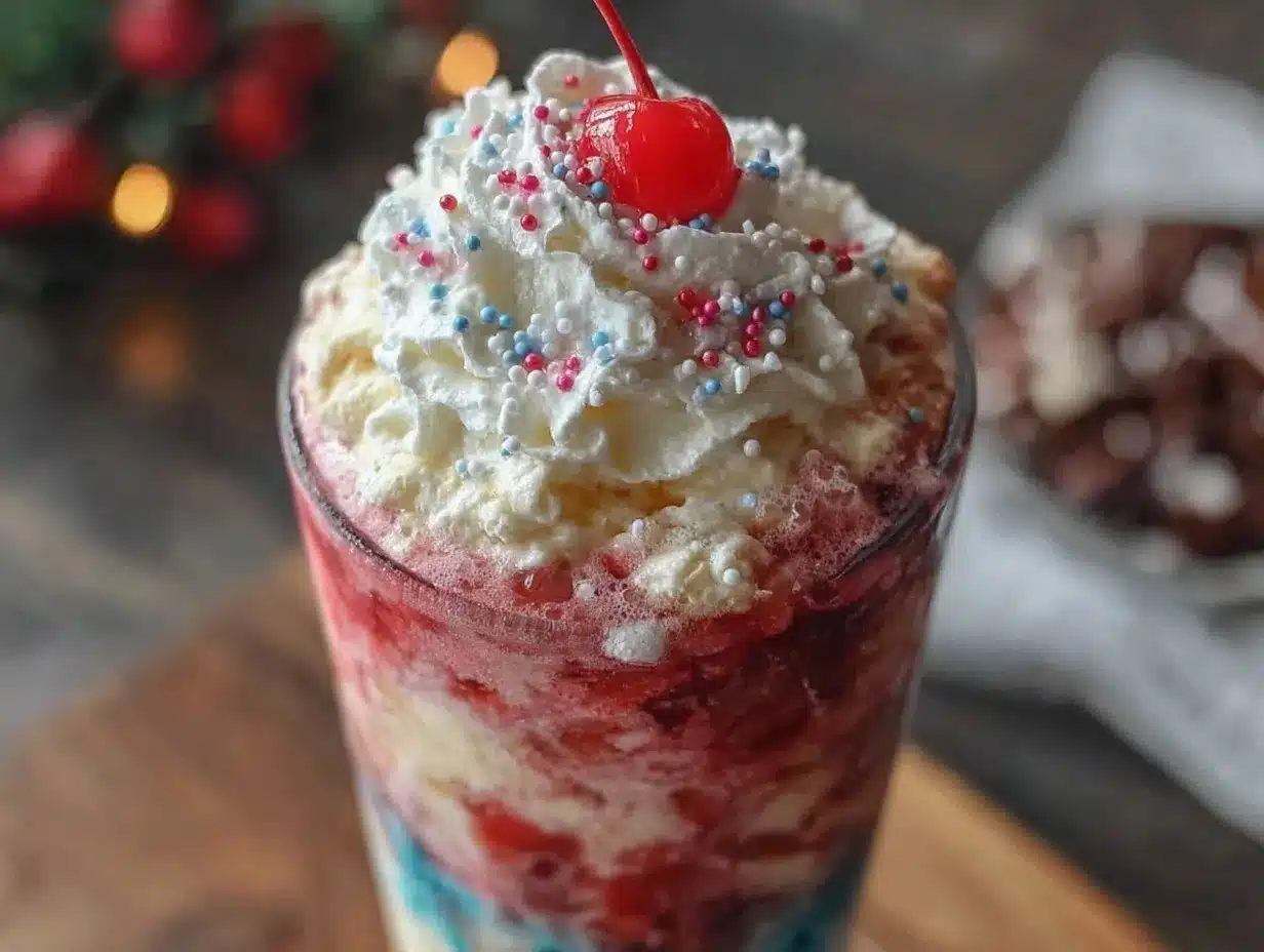 creamy boozy rocket pop milkshake preparation steps